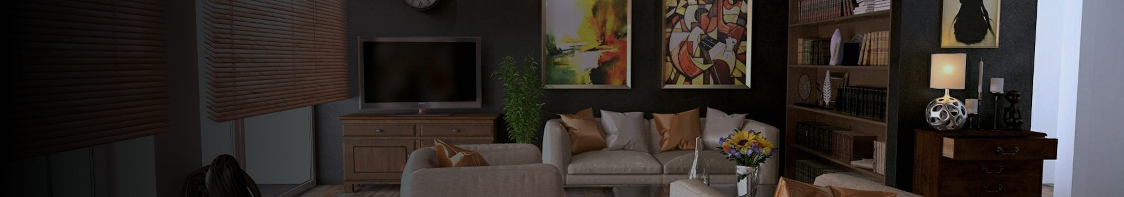 Modern living room interior